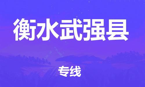 天津到衡水武強縣物流專線-天津到衡水武強縣貨運公司-