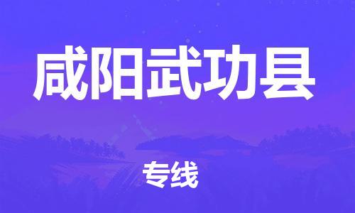 天津到咸陽武功縣物流專線-天津至咸陽武功縣貨運(yùn)專線