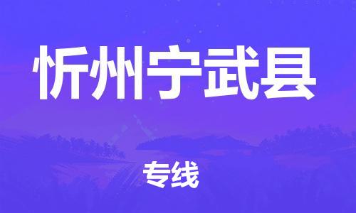 天津到忻州寧武縣物流專線-天津到忻州寧武縣貨運公司-