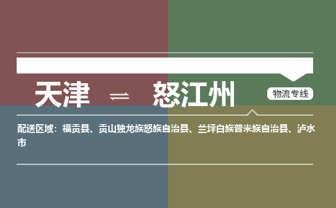 天津到怒江州物流公司-天津至怒江州貨運(yùn)專線-天津到怒江州貨運(yùn)公司