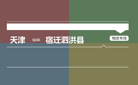 天津到宿遷泗洪縣物流專線-天津到宿遷泗洪縣貨運公司-