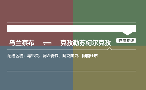 烏蘭察布到克孜勒蘇柯爾克孜物流公司-烏蘭察布到克孜勒蘇柯爾克孜貨運專線-物流運輸嘉豐物流