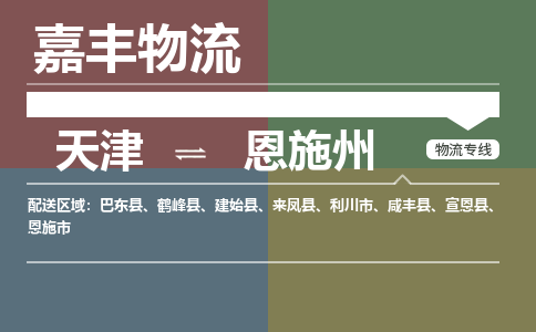 天津到恩施州物流公司|天津至恩施州物流專線（區(qū)域內(nèi)-均可派送）