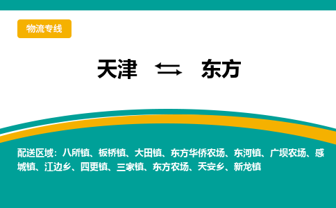 天津到東方貨運(yùn)專線-天津到東方貨運(yùn)公司-門到門一站式物流服務(wù)