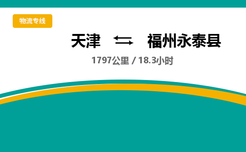 天津到福州永泰縣物流專線-天津到福州永泰縣貨運公司-