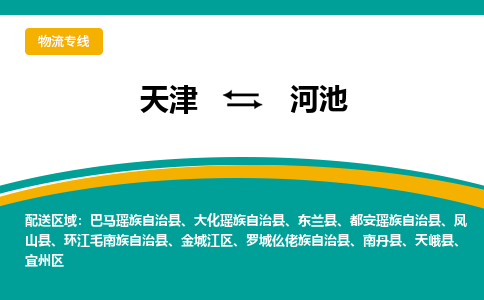 天津到河池物流公司-天津至河池貨運-天津到河池物流專線