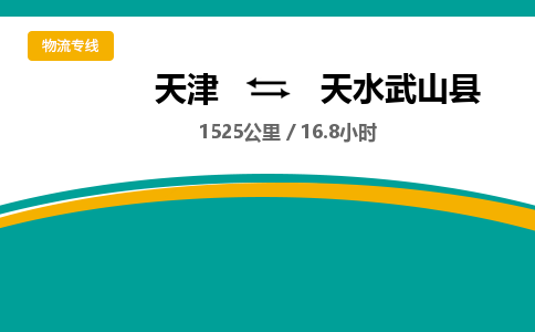 天津到天水武山縣物流專線-天津到天水武山縣貨運(yùn)公司-