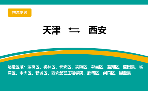 天津到西安貨運專線-天津到西安貨運公司-門到門一站式物流服務