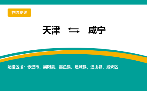 天津到咸寧物流公司|天津到咸寧物流專線-