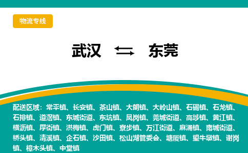 武漢至東莞物流公司|武漢到東莞貨運(yùn)專線