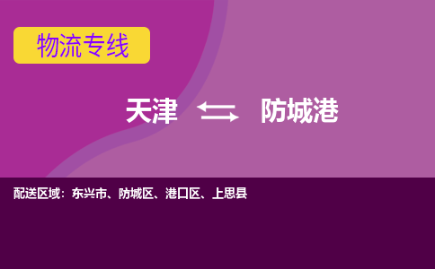 天津到防城港物流專線-天津到防城港貨運公司-門到門一站式服務(wù)