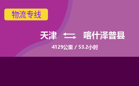 天津到喀什澤普縣物流專線-天津到喀什澤普縣貨運(yùn)公司-